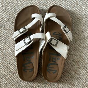 Madlove Target White Sandals in new condition